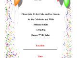 Make An Invitation Card for Your Birthday Party Birthday Party Invitations Template