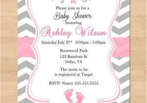 Make Baby Shower Invitations Online for Free to Print Free Printable Chevron Baby Shower Invitations