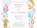 Mermaid Party Invitation Template Mermaid Merriment Birthday Invitation Template Free