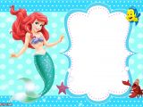 Mermaid Party Invitation Template Updated Free Printable Ariel the Little Mermaid