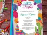 Mexican Party Invitation Template Birthday Fiesta Mexican Style Party Invitation Template Etsy