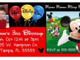 Mickey Mouse Clubhouse Custom Birthday Invitations 10 Magnetic Mickey Mouse Clubhouse Birthday Invitations