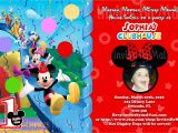 Mickey Mouse Clubhouse Custom Birthday Invitations Mickey Mouse 1st Birthday Invitations