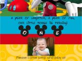 Mickey Mouse Clubhouse Custom Birthday Invitations Mickey Mouse Clubhouse Personalized Invitation by