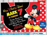 Mickey Mouse Party Invitation Template Mickey Mouse Birthday Invitation 4 by Templatemansion On