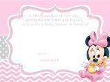 Minnie Mouse Baby Shower Invitation Baby Minnie Mouse Printable Invitation – orderecigsjuicefo