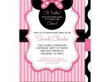 Minnie Mouse Baby Shower Invitation Baby Shower Invitations Minnie Mouse