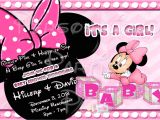 Minnie Mouse Baby Shower Invites Baby Minnie Mouse Baby Shower Invitation by Partiesplus On
