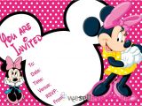 Minnie Mouse Party Invitation Template 20 Minnie Mouse Party Invitations Kids Children Quot S Invites
