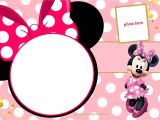 Minnie Mouse Party Invitation Template Free Printable Minnie Mouse Pinky Birthday Invitation