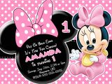 Minnie Mouse Party Invitation Template Minnie Mouse Invitation Template Cyberuse