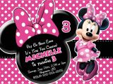 Minnie Mouse Party Invitation Template Minnie Mouse Printable Birthday Invitations Free