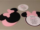 Minnie Mouse Party Invitations Diy Diy Minnie Mouse Invitations In Light Pink Birthday