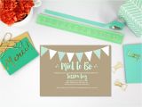 Mint to Be Bridal Shower Invitations Printable Mint to Be Bridal Shower Invitation Mint Bridal