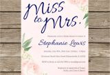 Miss to Mrs Bridal Shower Invitations Miss to Mrs Bridal Shower Invitation Blush Pink and Navy