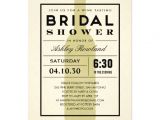 Modern Bridal Shower Invitation Wording Modern Wine Bridal Shower Invitations 5" X 7" Invitation