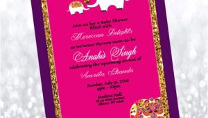 Moroccan Style Baby Shower Invitations Moroccan themed Baby Shower Invitation