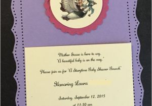 Mother Goose Baby Shower Invitations Mother Goose Baby Shower Invitations
