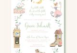 Mother Goose Baby Shower Invitations Mother Goose Baby Shower
