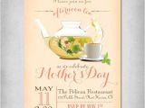 Mother S Day Tea Party Invitation Wording Printable Mother S Day Tea Party Invitation