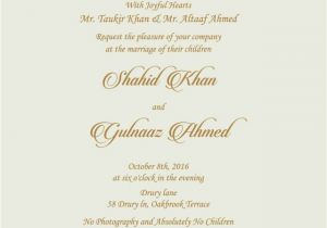 Muslim Wedding Invitation Template 27 Brilliant Picture Of Muslim Wedding Invitations