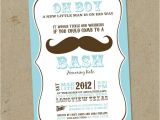 Mustache Invitations for Baby Shower Mustache Bash Baby Shower Invitations Digital U Print
