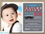 Mustache Invitations for First Birthday Items Similar to Mustache Invitation Little Man Birthday