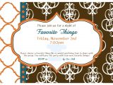 My Favorite Things Party Invitation Wording Real Livin with Hsb Favorite Things Party