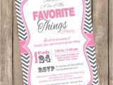 My Favorite Things Party Invitation Wording Unavailable Listing On Etsy