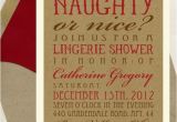 Naughty or Nice Bridal Shower Invitations Naughty or Nice Bridal Shower Invitation