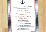 Nautical Bridal Shower Invitation Template Free Bridal Shower Invitations Printable Nautical theme