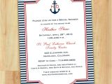 Nautical Bridal Shower Invitation Template Free Bridal Shower Invitations Printable Nautical theme