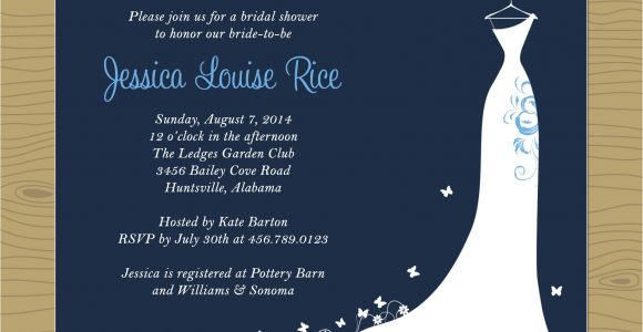 Nautical themed Bridal Shower Invitations Bridal Shower Invitations Bridal Shower Invitations