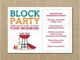Neighborhood Block Party Invitation Template Free Neighborhood Block Party Cookout Invitation Grilling Out
