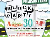 Neighborhood Block Party Invitation Template Free Neighborhood Block Party Personalized Printable Invitation