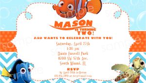 Nemo Party Invitation Template Finding Nemo Birthday Invitation Diy Digital by Modpoddesigns