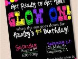Neon Party Invitations Templates Free 25 Best Ideas About Neon Party Invitations On Pinterest
