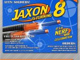 Nerf Party Invitation Template Nerf Party Invitations Nerf Wars Invitations by Wolcottdesigns