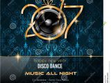 New Year Party Invitation 2017 2017 Happy New Year Disco Party Background for Your Flyers