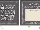 New Year Party Invitation 2017 New Year Party Invitation 2017 Stock Illustration Image