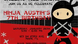 Ninja Birthday Party Invitation Template Free Free Printable Ninjago Birthday Invitation Free