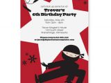 Ninja Party Invitation Template Free Ninja Birthday Party Invitation Template by Loveandpartypaper