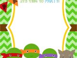 Ninja Turtle Party Invitation Template Free Free Printable Ninja Turtle Birthday Party Invitations