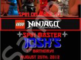 Ninjago Party Invitation Template 40th Birthday Ideas Birthday Invitation Templates Ninjago