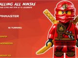 Ninjago Party Invitation Template Free Free Printable Lego Ninjago Birthday Free Printable