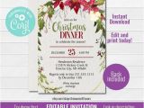Office Party Invitation Template Editable Editable Christmas Invitation Template Christmas Party