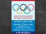 Olympic Birthday Party Invitations Printable Olympics Ticket Birthday Invite Let the Games Begin Custom