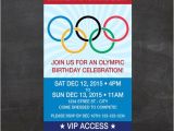 Olympic Party Invitation Template Editable Olympics Ticket Birthday Invite Let the Games