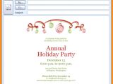 Outlook Holiday Party Invitation Template Great Microsoft Office Templates Holiday Invitation Ideas