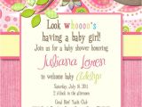 Owl Baby Shower Invitations for Girls Paisley Owl Look whooos Having A Baby Shower Invitation